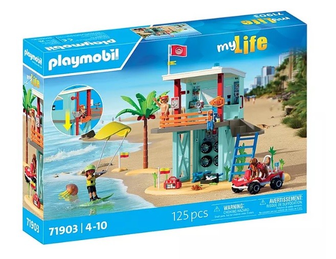 Playmobil 71903 Veža plavčíkov a plážová bugina